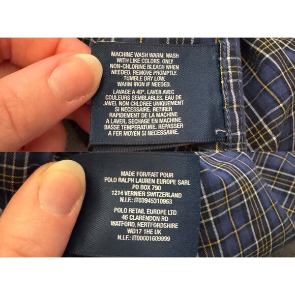 Polo Ralph Lauren | Blue Plaid | US XS - Picture 4 of 5